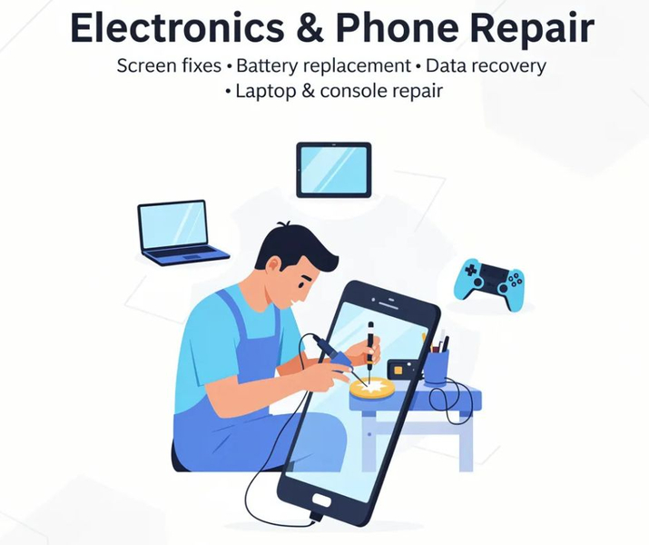 Cover photo of PHONE REPAIR PROS - iPhone Repair, iPad Repair, Screen Replacement & Samsung Phone Fixing/Repair Store in Temple Hills, MD